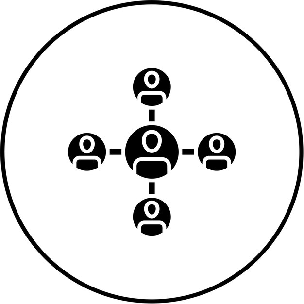 Icono del gráfico de la organización