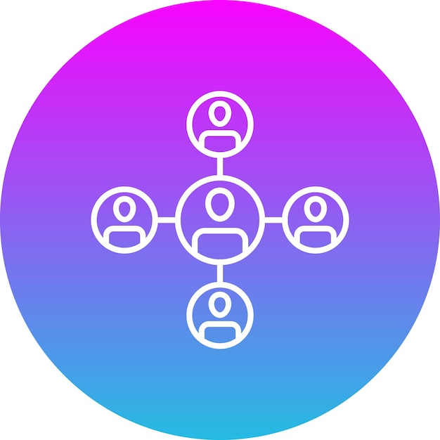 Icono del gráfico de la organización