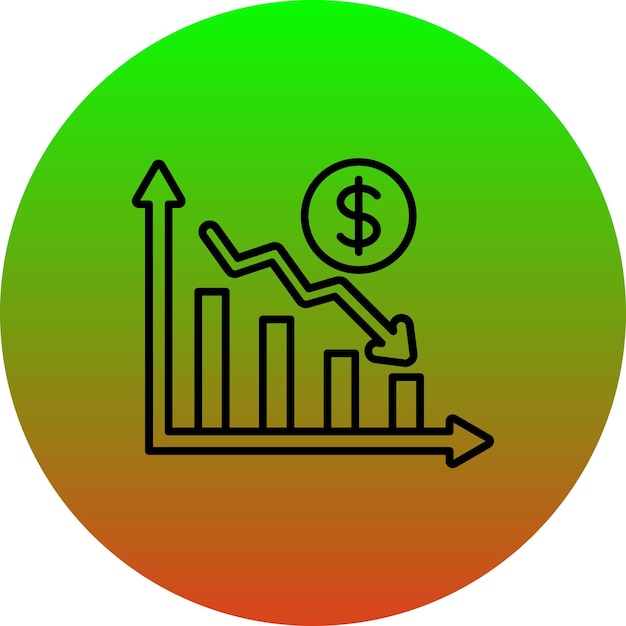 Icono del gráfico de pérdidas