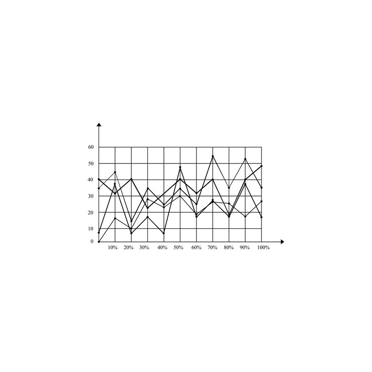 Vector icono de gráfico símbolo negro plano simple pictograma de ilustración vectorial