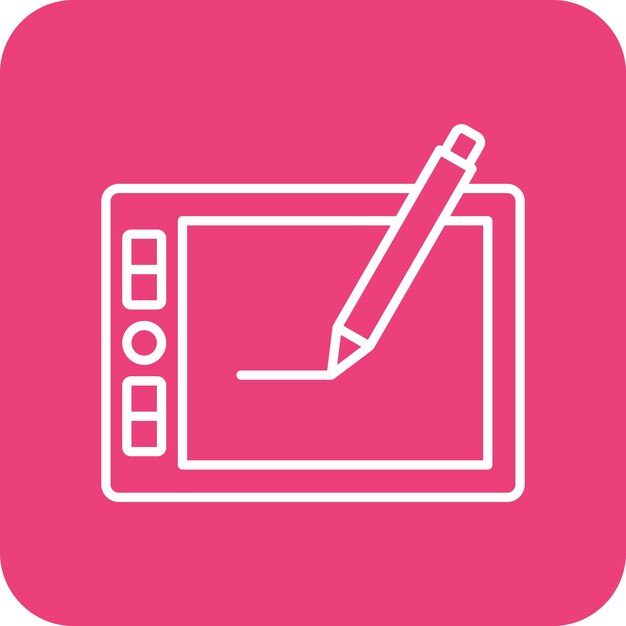 Icono gráfico de la tableta