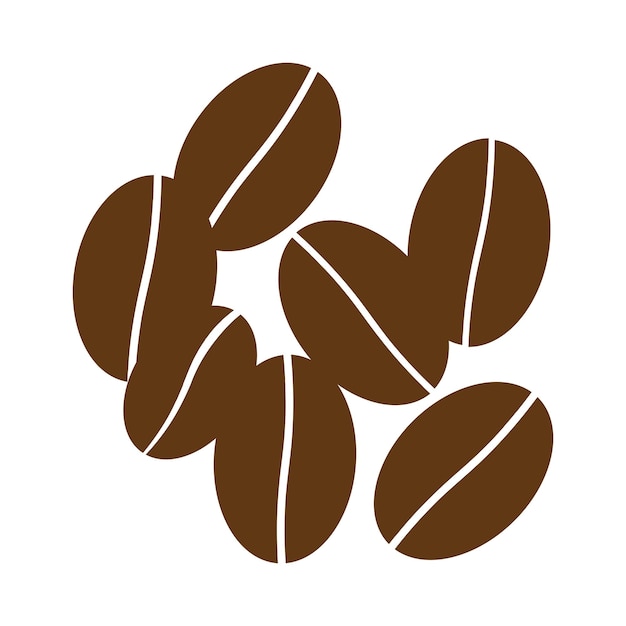 Vector icono de grano de café