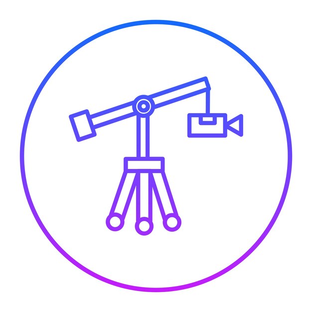Icono de la grúa de la cámara