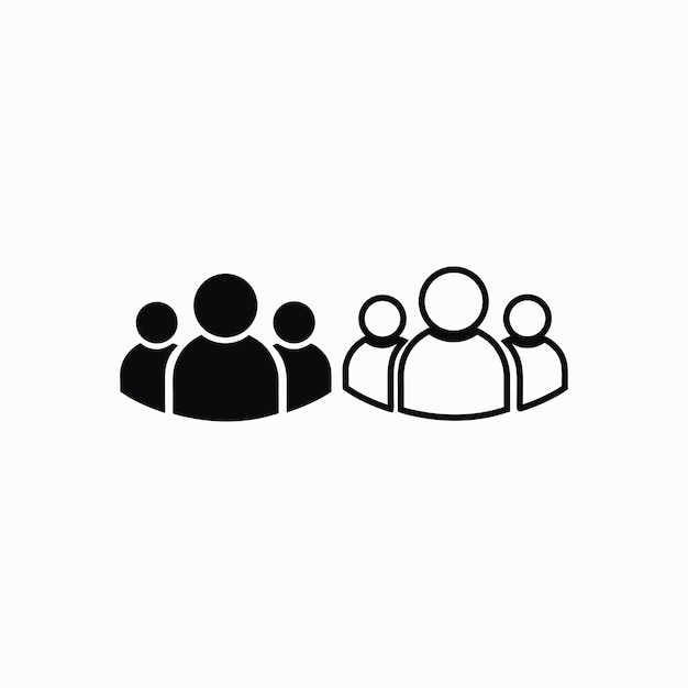 Icono de grupo de personas