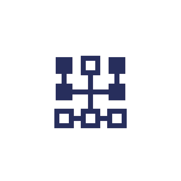 icono de grupo en pictograma vectorial blanco