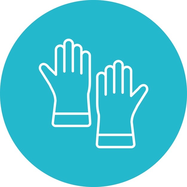 Icono de los guantes de limpieza