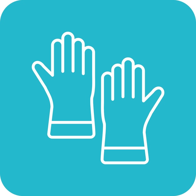 Icono de los guantes de limpieza