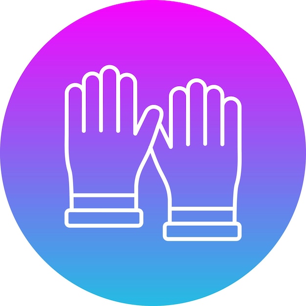 Icono de los guantes de limpieza