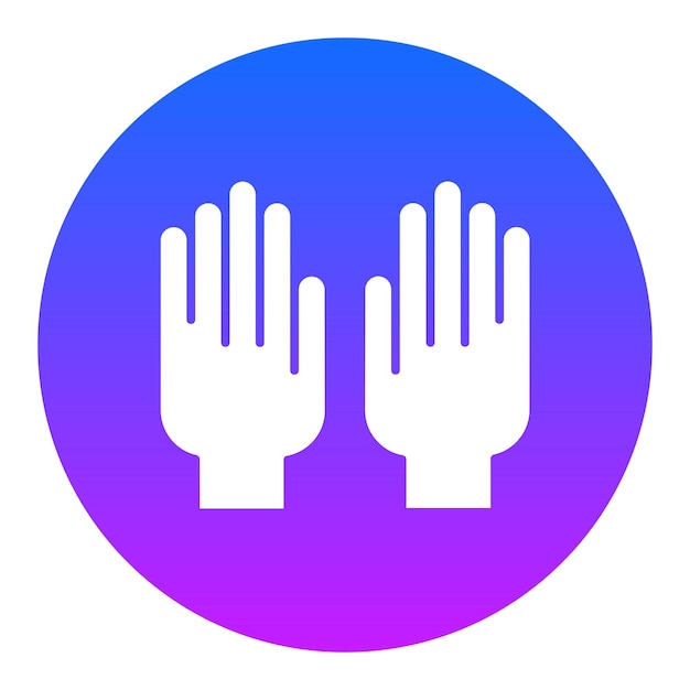 Icono de los guantes médicos