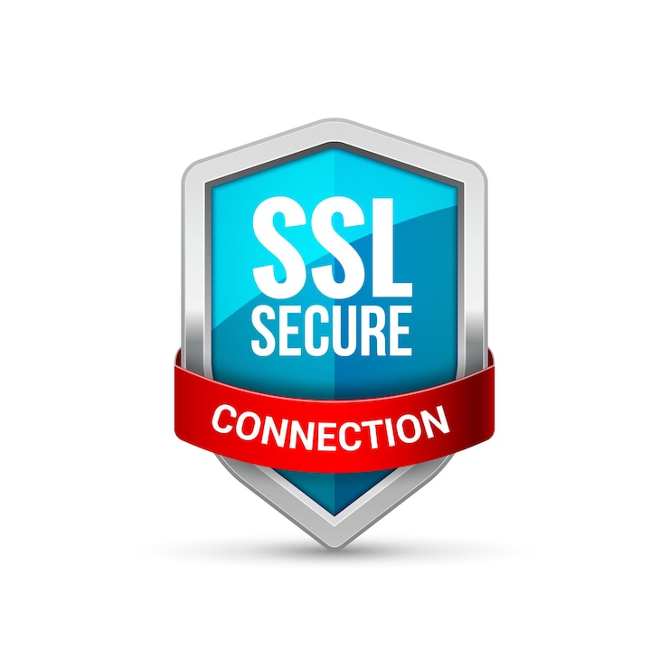 Vector icono de guardia de escudo de protección ssl. símbolo de signo de protección ssl de seguridad.