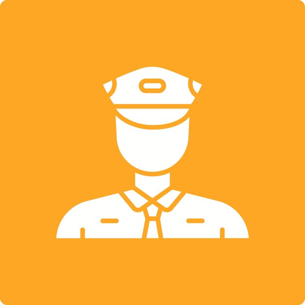 El icono del guardia de seguridad