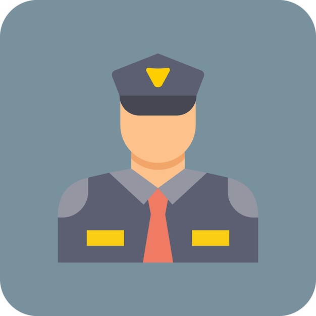 El icono del guardia de seguridad