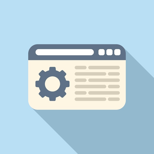 Icono de guía web vector plano Documento comercial Ayuda de informe