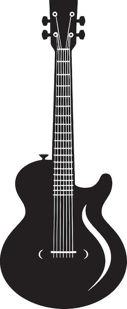 El icono de la guitarra de chordal chronicles es un símbolo vectorial, el logotipo de la guitarra es un arte vectorial.