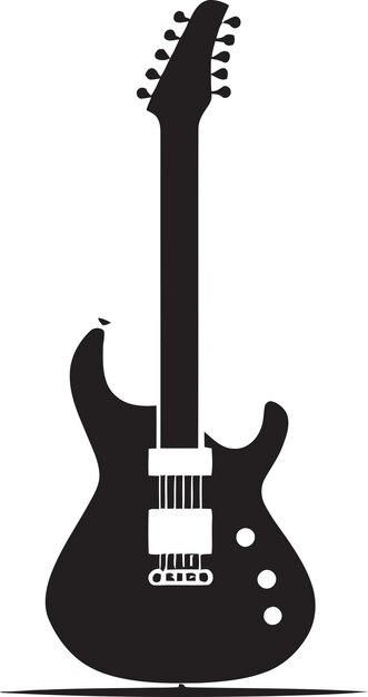 Vector icono de guitarra de estilo serenade vector gráfico de acordes lienzo de guitarra logotipo arte vectorial