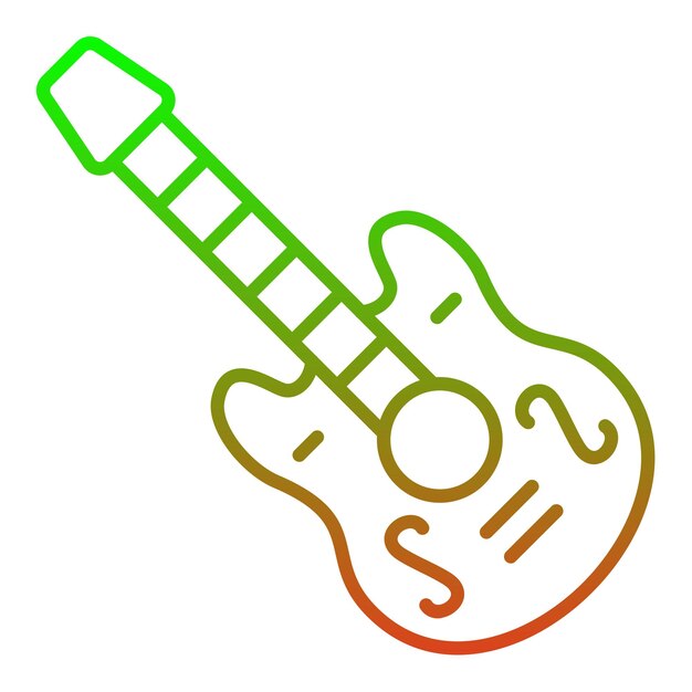 El icono de la guitarra