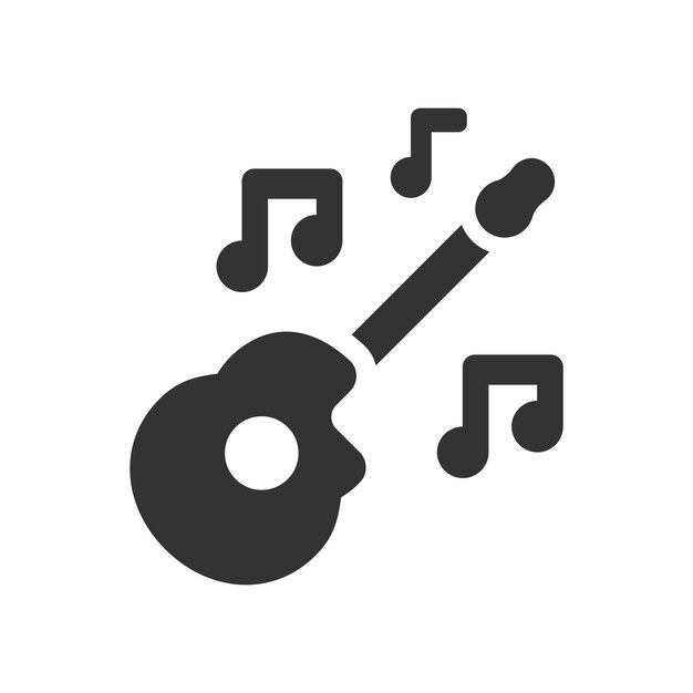 El icono de la guitarra