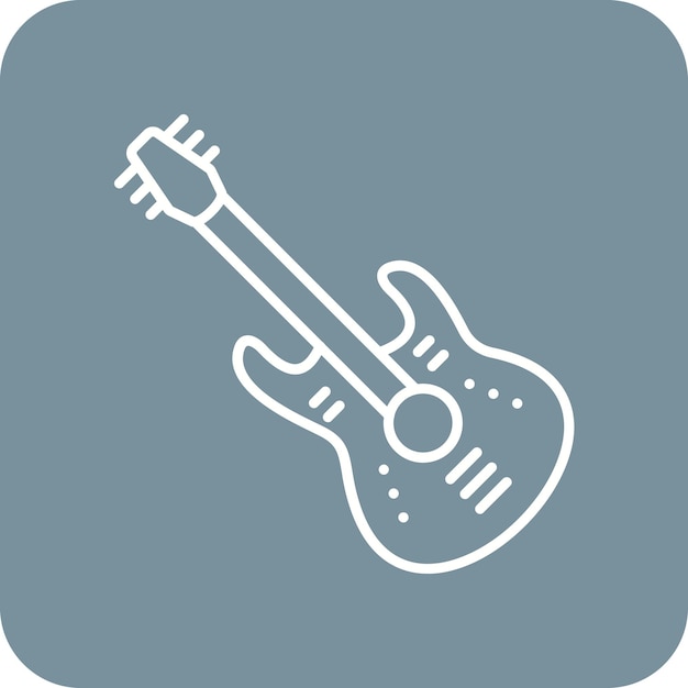 El icono de la guitarra