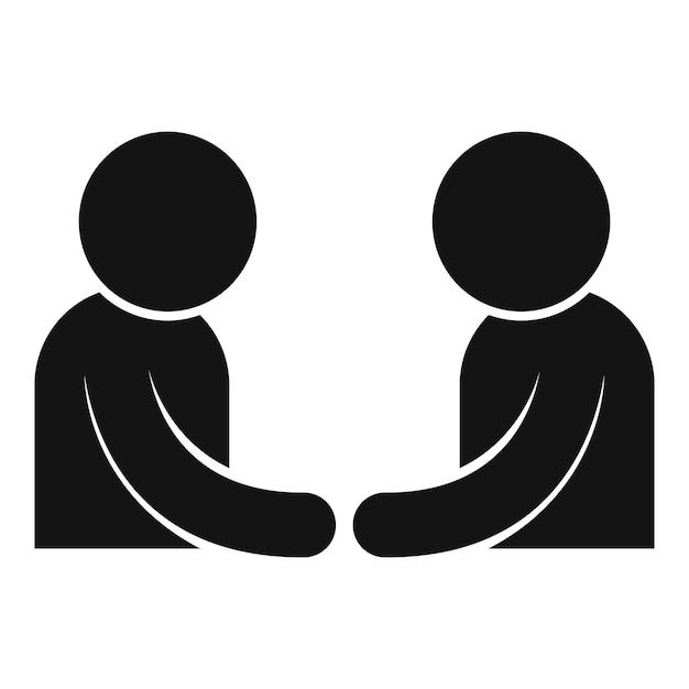 Icono de habilidad de mentor vector simple Ayuda profesional Trabajo de éxito