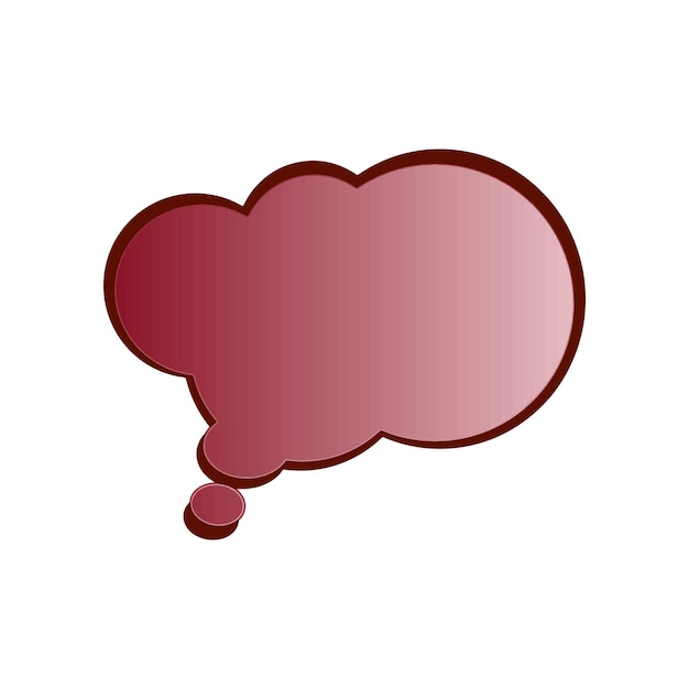 Icono de habla de burbuja