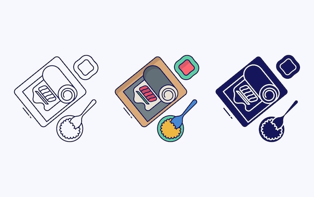 Icono de hacer sushi