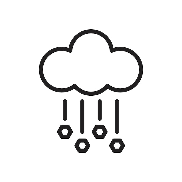 El icono de hail establece un signo de contorno