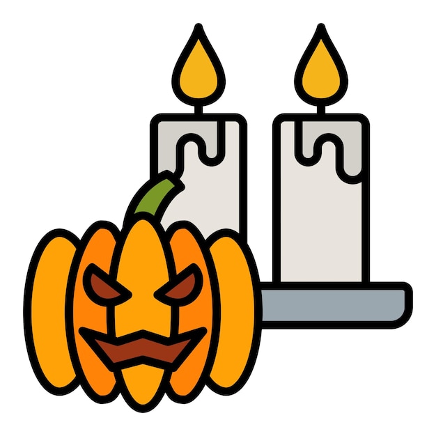 Vector el icono de halloween