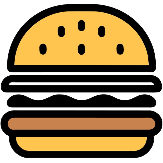 El icono de la hamburguesa