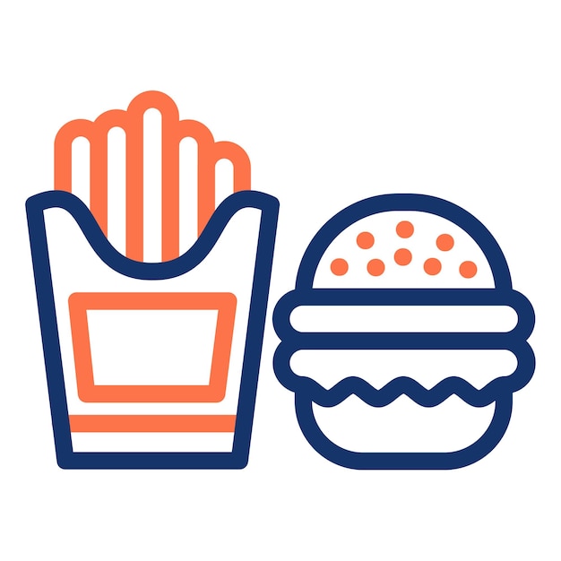 El icono de la hamburguesa