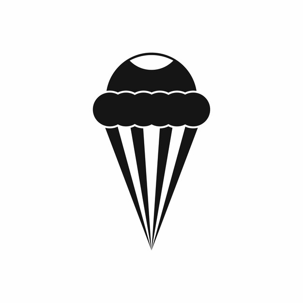 Icono de helado en estilo simple para cualquier diseño