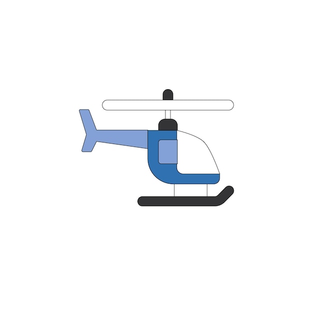El icono del helicóptero de la policía 911