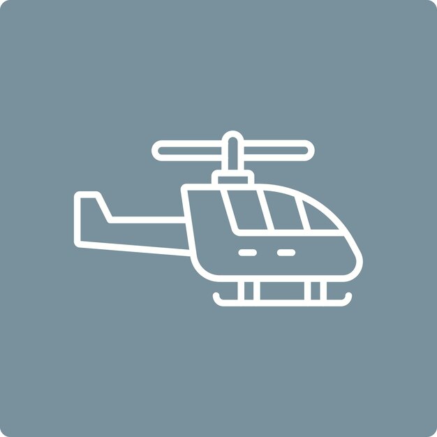Icono del helicóptero