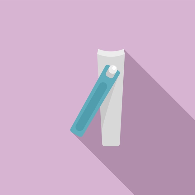 Icono de herramienta de corte de uñas Ilustración plana del icono de vector de herramienta de corte de uñas para diseño web