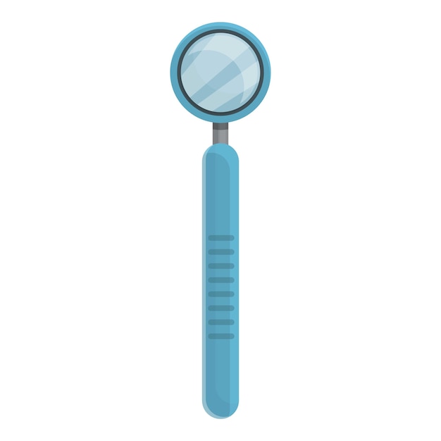 Icono de herramienta de examen médico vector de dibujos animados tratamiento médico estetoscopio atención médica