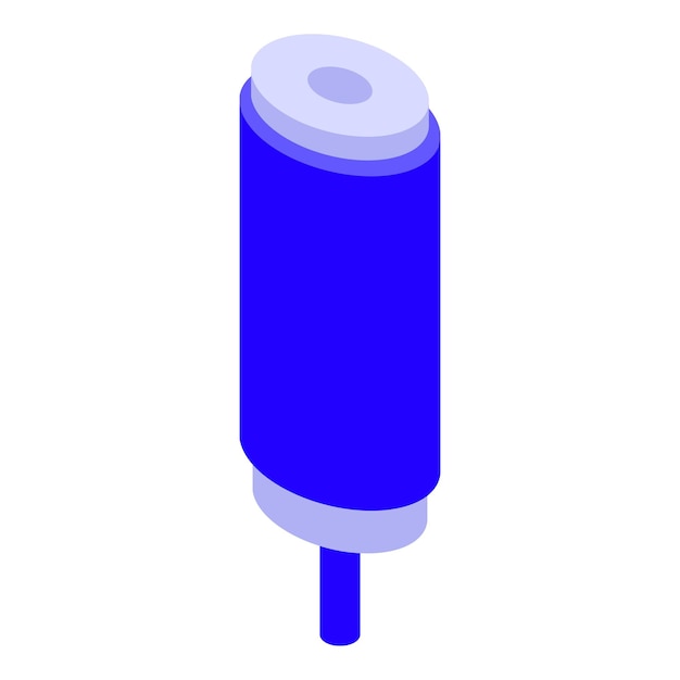Icono de herramienta de prueba de Covid Isométrico del icono de vector de herramienta de prueba de Covid para diseño web aislado sobre fondo blanco