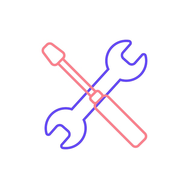 icono de las herramientas de reparación