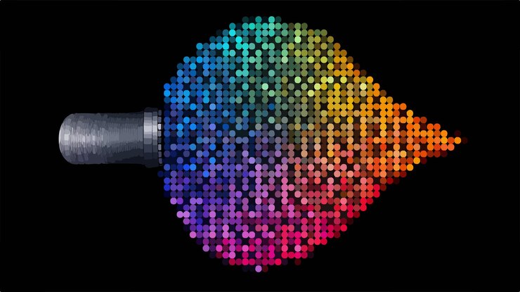 Vector icono de herramientas de servicio de medio tono brillante pixelado