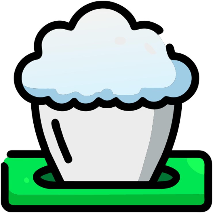 Vector icono de hielo seco