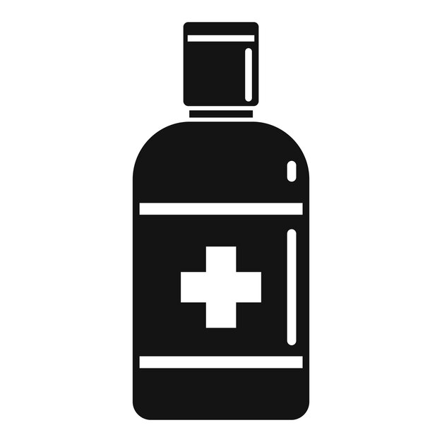 Icono de higiene antiséptica Ilustración simple del icono de vector de higiene antiséptica para diseño web aislado sobre fondo blanco