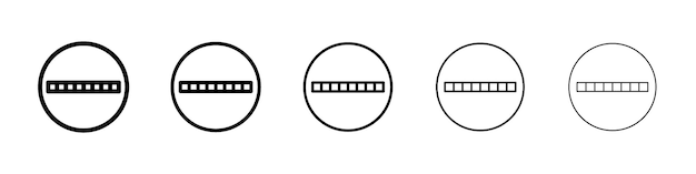 El icono de la hipocámara es el signo del logotipo vectorial