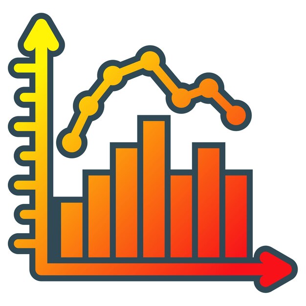 Vector icono del histograma