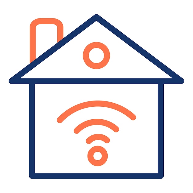 Icono de hogar sin Wi-Fi