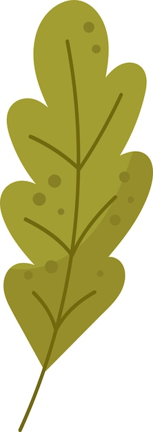 Vector icono de hoja de árbol