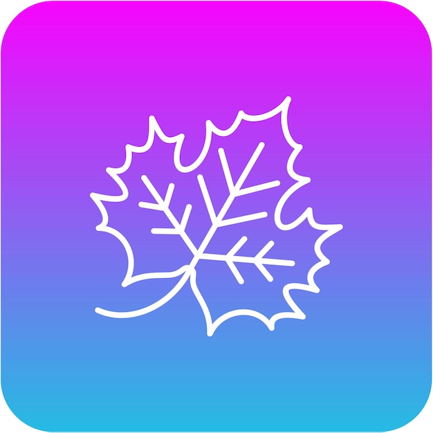 Icono de hoja de arce