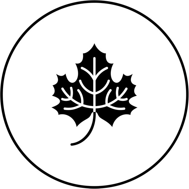 Icono de la hoja de arce