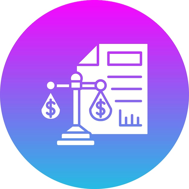 Icono de la hoja de balance