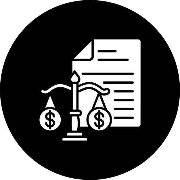 Icono de la hoja de balance