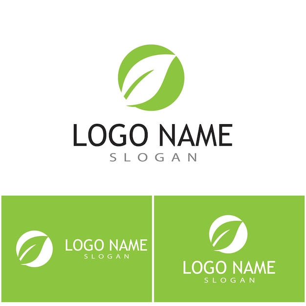 Icono de hoja Diseño de ilustración vectorial Plantilla de logotipo