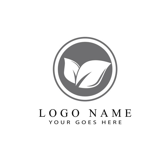 Icono de hoja Diseño de ilustración vectorial Plantilla de logotipo