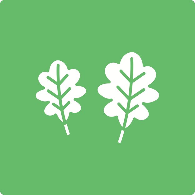 Icono de hoja de roble